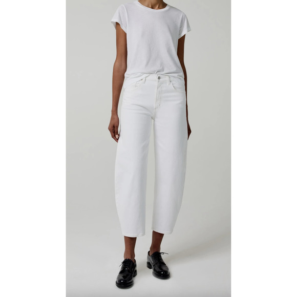 Citizens Of Humanity Denim - Citizens of Humanity Calista White Curved Taper Jeans Richie Size 27 NWT $228
